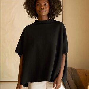 NWOT Frank & Eileen Audrey Funnel Neck Capelet